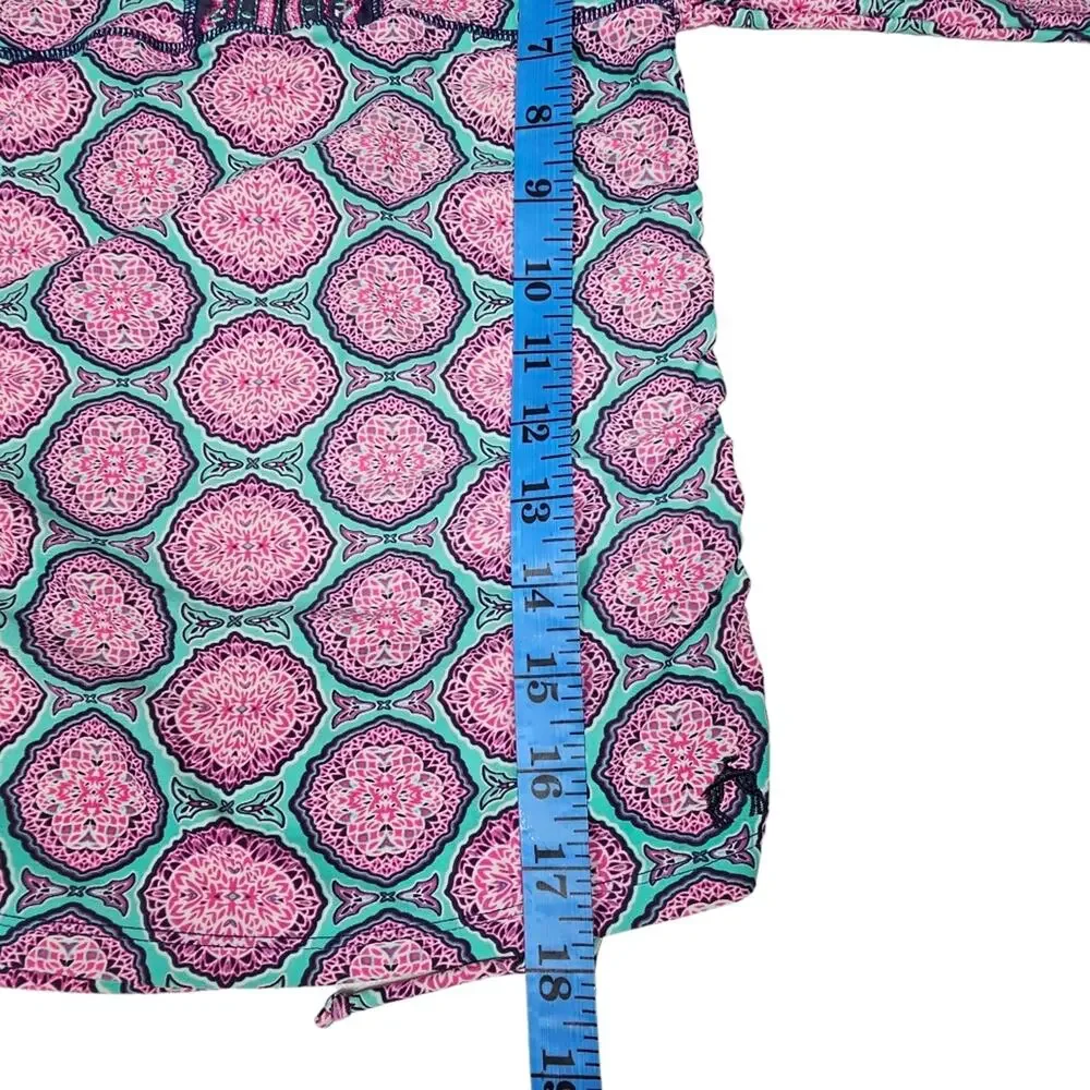 Cabana Life Azalea Shores Girl's Long Sleeve Rash Guard Size 6x